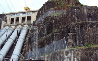 Contenção de encosta - Barreira dinâmica flexível Contenção de encosta - Barreira dinâmica flexível