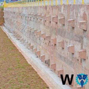 Execução de tirante definitivo Execução de tirante definitivo