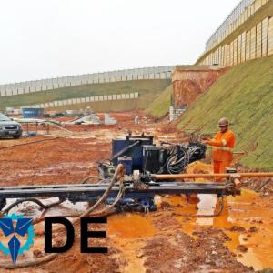 Execução de dreno sub horizontal profundo Execução de dreno sub horizontal profundo